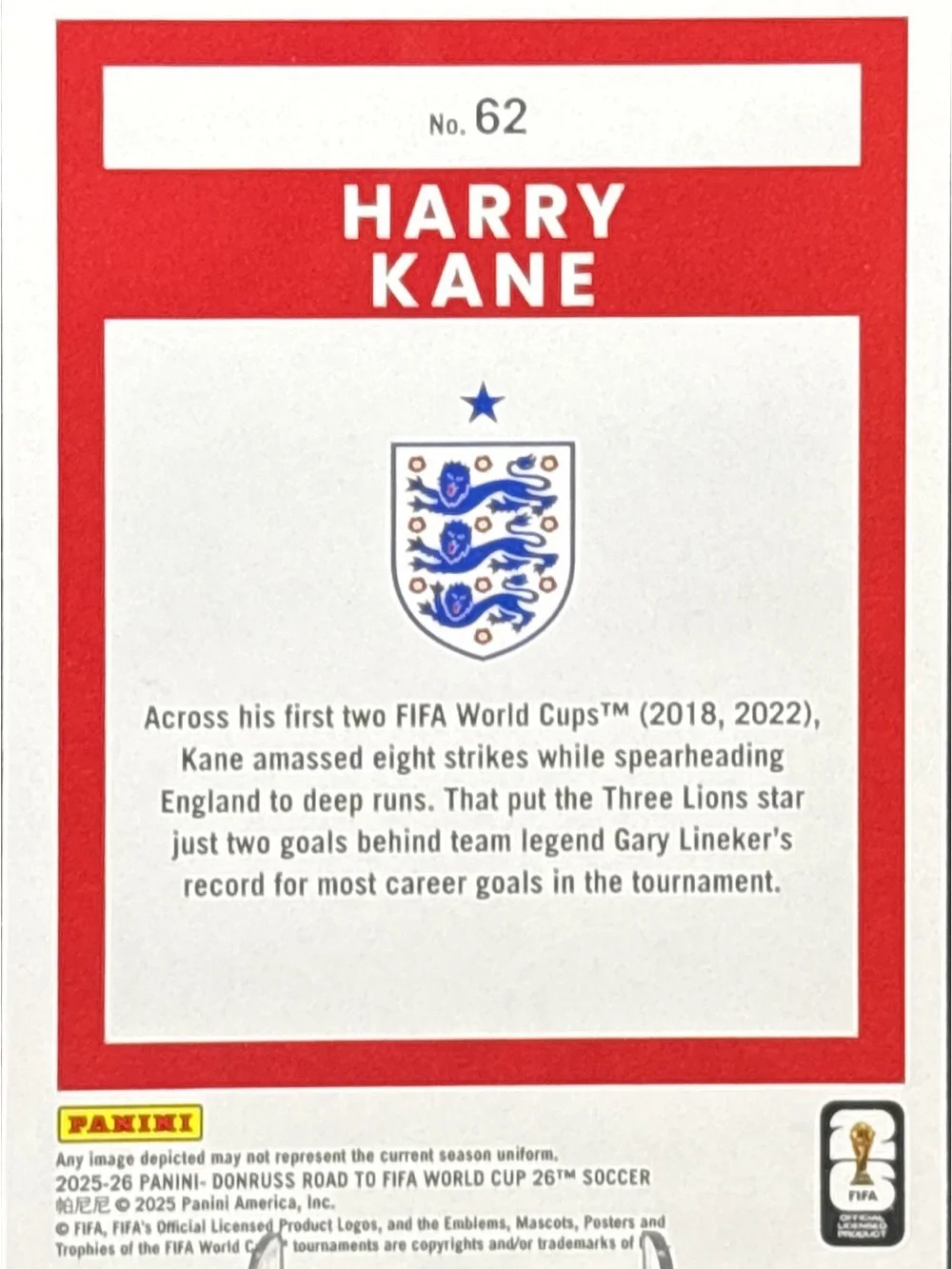 Panini official donruss